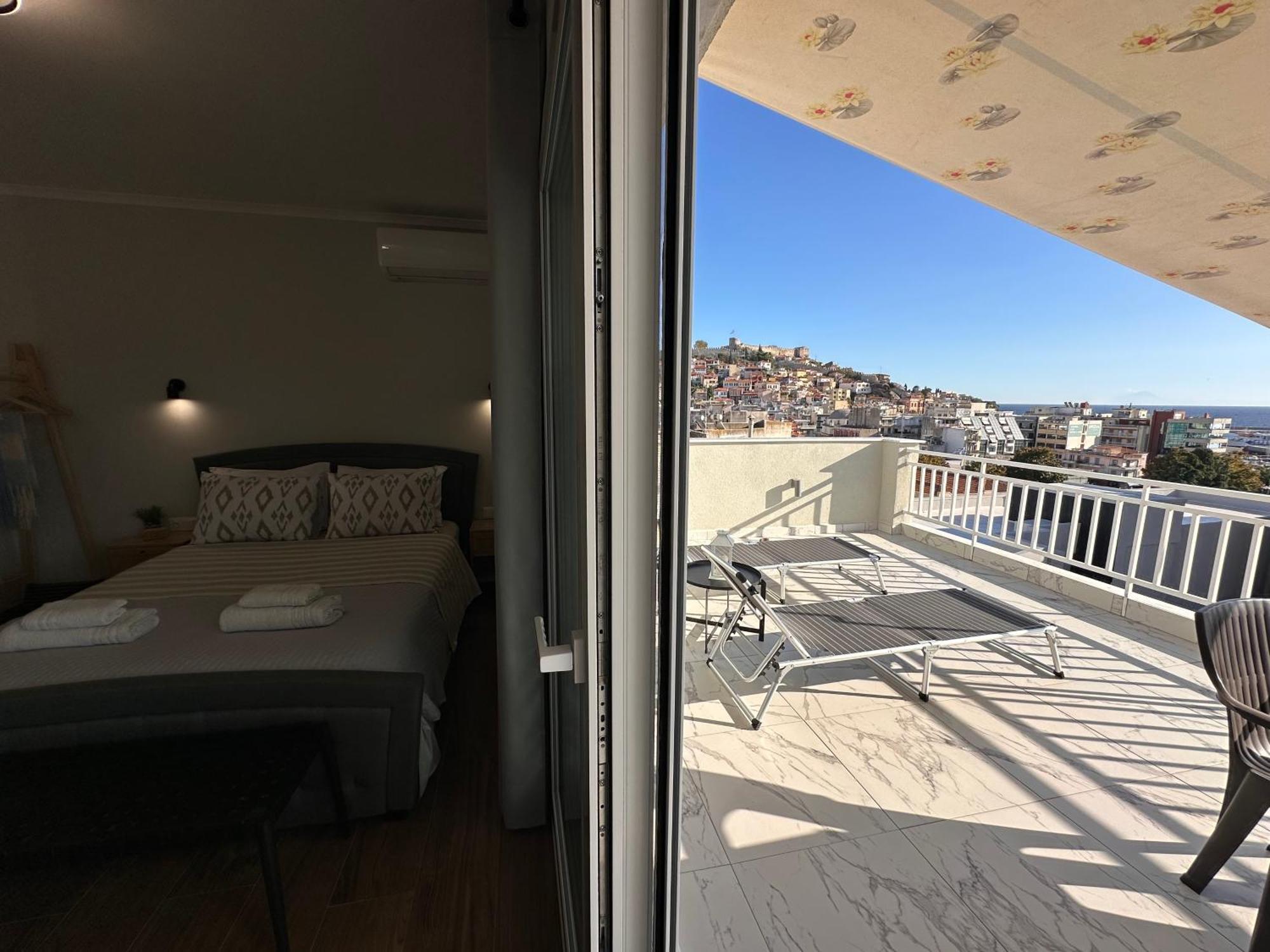 Апартаменты Vista Kavala Center Экстерьер фото